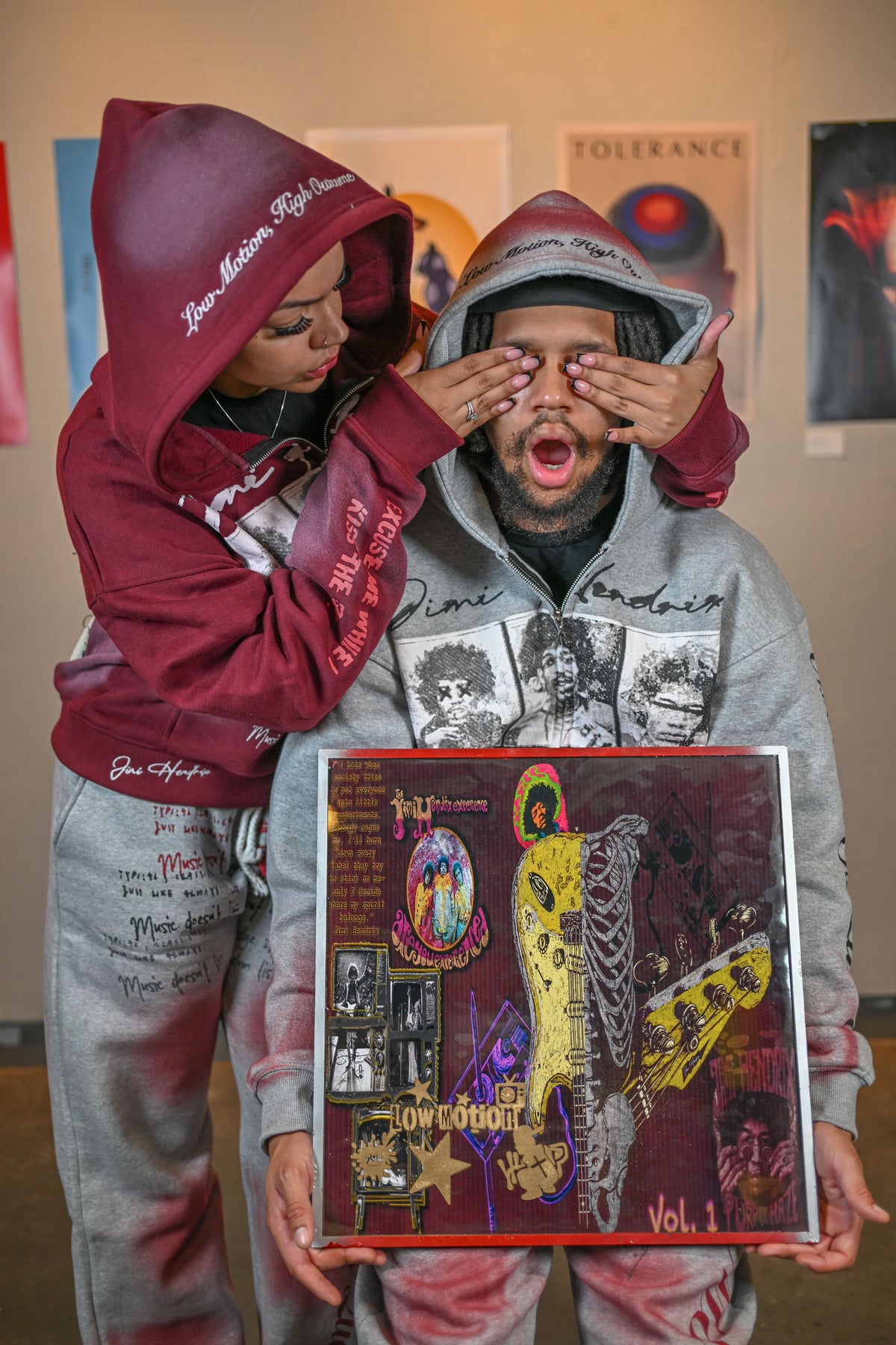 "Jimi Hendrix" Hoodie (Obscurrent Collection)